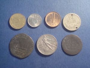 Набор 1, монеты Европы XVIII-XX в 7 шт