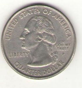США 25 центов 2000  год,  Вирджиния. ― Антикварно-нумизматический центр "Пава" | интернет-магазин