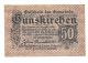 Австрия, 50 геллеров 1920, нотгельд, община Гунскирхен (БД)