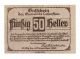 Австрия, 50 геллеров 1920, нотгельд, община Лозенштейн (БД)