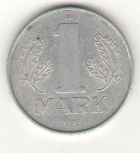 ГДР, 1 марка  1977 год, "А" ― Антикварно-нумизматический центр "Пава" | интернет-магазин