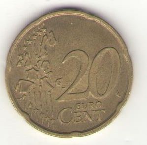 Германия, 20 евро центов 2004 год ― Антикварно-нумизматический центр "Пава" | интернет-магазин