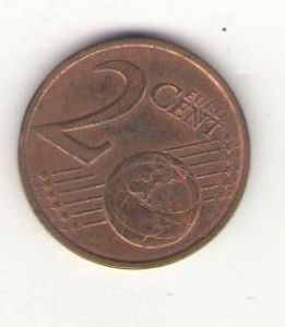 Греция  2 евро цента 2010 год ― Антикварно-нумизматический центр "Пава" | интернет-магазин
