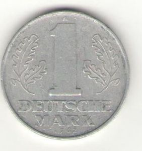 ГДР, 1 марка,  1962 год, "А" ― Антикварно-нумизматический центр "Пава" | интернет-магазин