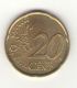 Италия,20 евро центов 2002 год