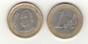 Испания, 1 евро  2002, 2006 год ― Антикварно-нумизматический центр "Пава" | интернет-магазин