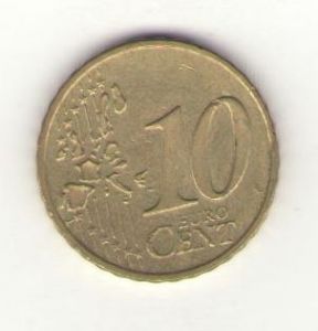 Германия, 10 евро центов 2002 год ― Антикварно-нумизматический центр "Пава" | интернет-магазин