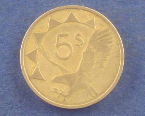 Намибия, 5 долларов 1993