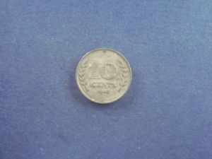 Нидерланды, 10 центов 1942 цинк  ― Антикварно-нумизматический центр "Пава" | интернет-магазин