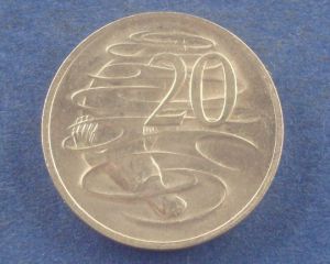 Австралия, 20 центов 1968, 69 XF ― Антикварно-нумизматический центр "Пава" | интернет-магазин