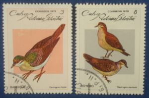 Куба, 1979, набор марок, 6 шт, птицы, гашеные ― Антикварно-нумизматический центр "Пава" | интернет-магазин