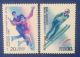 СССР, 1988, блок + набор марок, 5 шт, XV зимние олимпийские игры, чистые