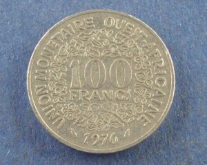 ЗАС, 100 франков 1976 ― Антикварно-нумизматический центр "Пава" | интернет-магазин