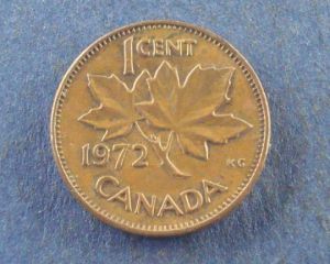 Канада, 1 цент 1972 ― Антикварно-нумизматический центр "Пава" | интернет-магазин