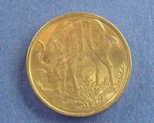 Эфиопия, 10 центов 1998