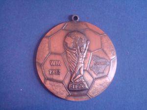Медаль подвесная Испания Fifa 1982 ― Антикварно-нумизматический центр "Пава" | интернет-магазин