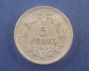 Франция, 5 франков 1949 ― Антикварно-нумизматический центр "Пава" | интернет-магазин