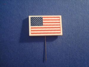 Значок флаг США ― Антикварно-нумизматический центр "Пава" | интернет-магазин