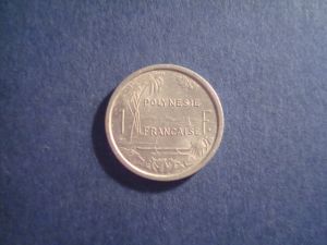 Французская Полинезия, 1 франк 1975 ― Антикварно-нумизматический центр "Пава" | интернет-магазин