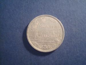Французская Полинезия, 2 франка 1991 ― Антикварно-нумизматический центр "Пава" | интернет-магазин