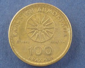 Греция, 100 драхм 1992