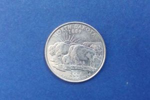 США 25 центов 2006 Северная Дакота